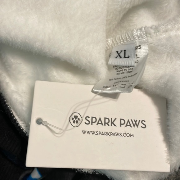 Spark Paw Official Floral Dog Hoodie - Picture 6 of 7